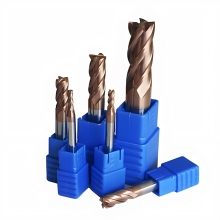 OEM Metal Processing Rigid 60 Hardness End Milling Cutter for CNC Machines