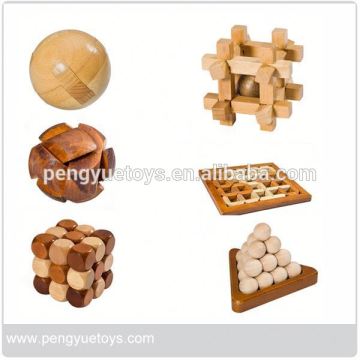 IQ Puzzle set	,	IQ Game Toys	,	Wooden bLock Puzzle