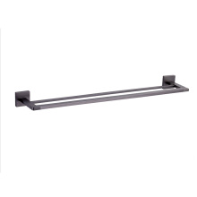 Grey Bathroom Sanitary Ware Double Towel Bar Accessories