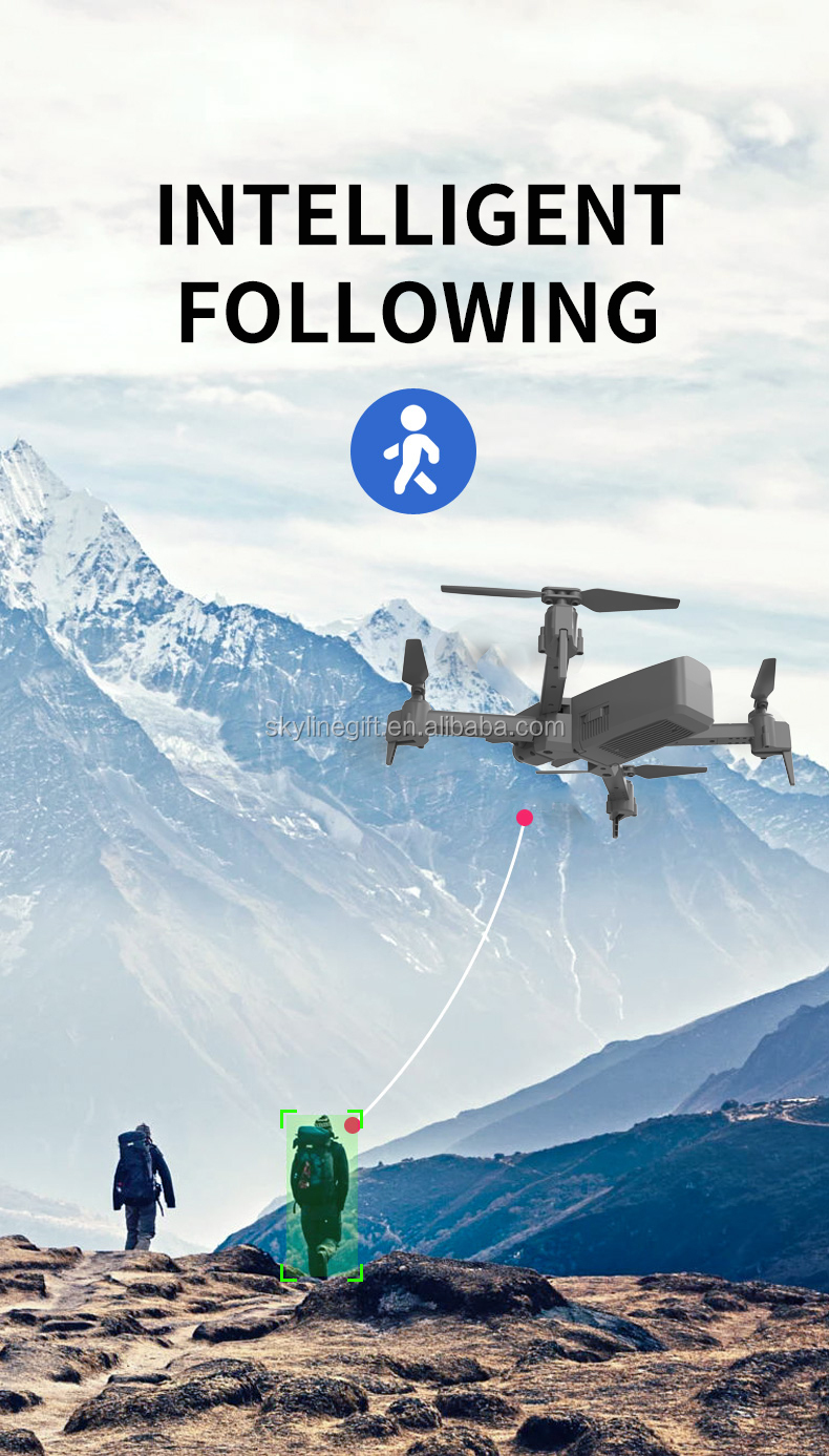 CSJ X4 Foldable Profissional Drone with HD 4K Camera WiFi FPV Wide Angle Optical Flow RC Quadcopter Christmas present Toys