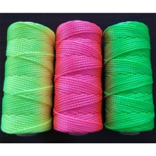 Fluorescent PP 8 Strand Braided Builders Line for Construction