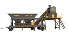Full Automatic Mobile Concrete Batching Plant YHZS50