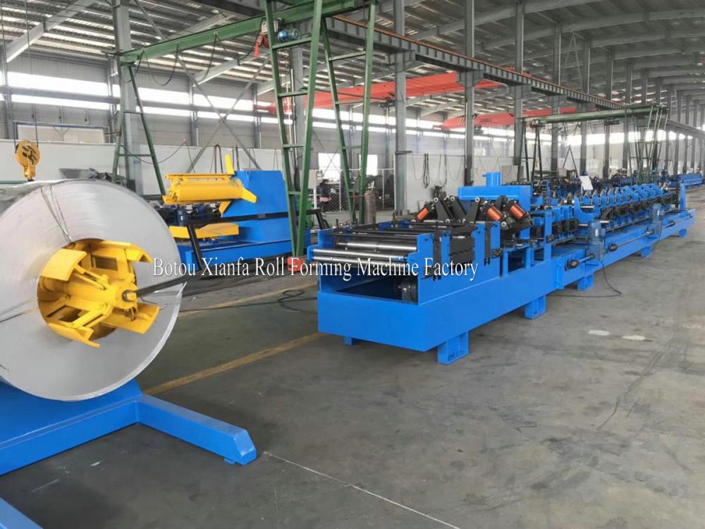 Automatic 80-100 c purlin roll forming machine