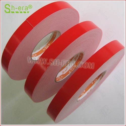 foam tape with red liner