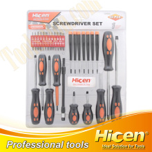 Popular 42pcs Screwdriver Set with Plastic Handle