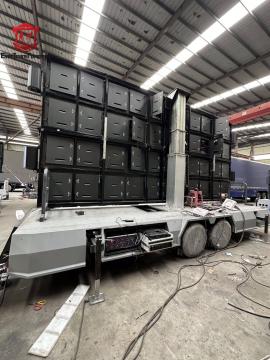 8780x2200x5200mm Mobile Led Sign Trailer