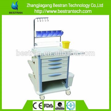 BT-NY003 hospital hot sale high quality ABS plastic abs nursing trolley