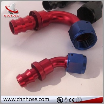 automobile spare parts AN Fitting Male NPT Swivel to AN Hose End