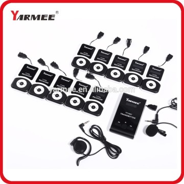 YARMEE hot selling tour guide equipment audio guide system audio wireless audio guide system