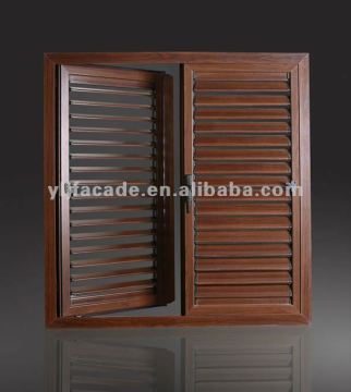 Aluminium Louver Shutter narrow frame profiles Reliability and security
