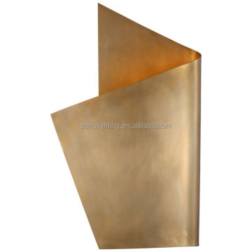 Modern Art Deco Brass Ceiling Wall Sconce Light