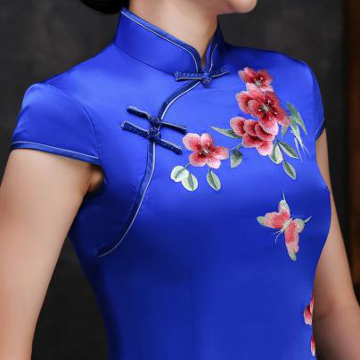 Hand Embroidered cheongsam