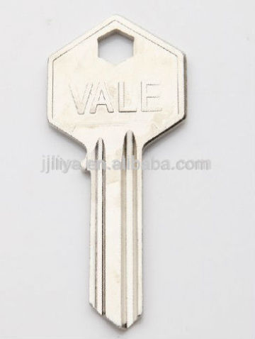 VALE types of universal door key blank manufacture blank house key