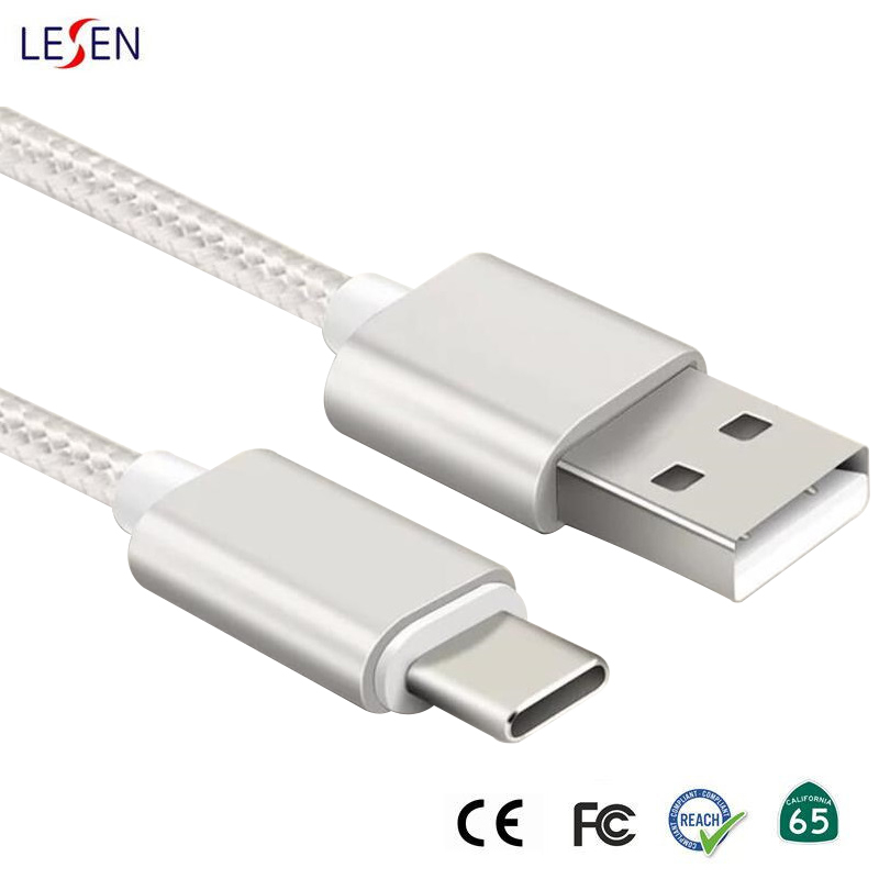 USB 2.0 من النوع A إلى كابل USB من النوع C