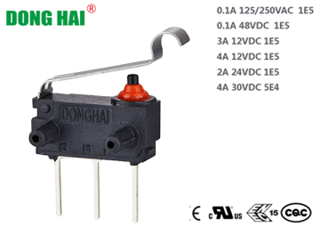 Safety Approvals Subminiature Micro Switch