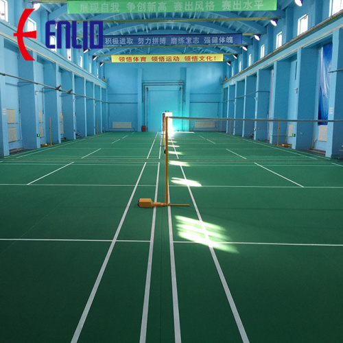 Enlio badminton court flooring mat with BWF