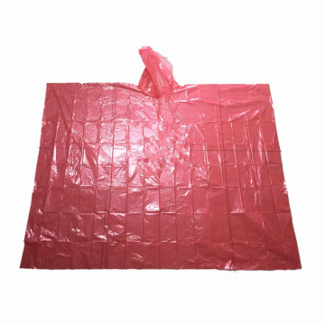 imperméables en plastique imperméables jetables / poncho de pluie stock