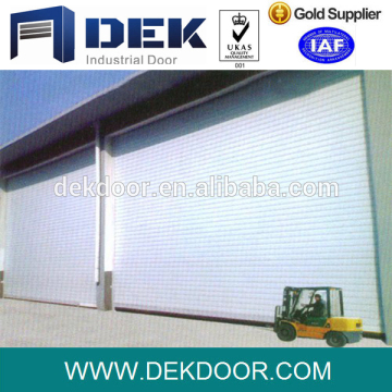 Electrical galvanized steel roller shutters