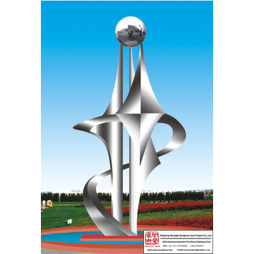 Stainless Steel School Sculpture