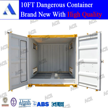 10ft dangerous container for dangerous goods