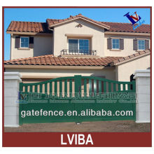 White PVC Like Aluminum Fence and Gate Designs, Main Gate Designs