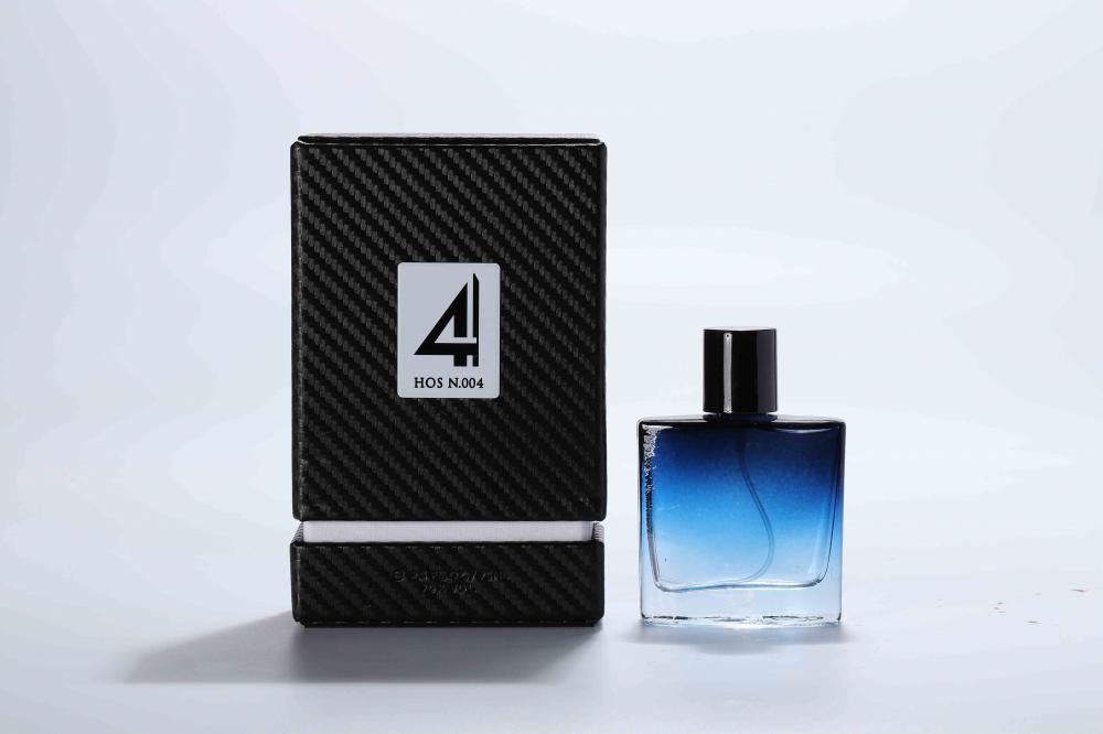Caixa de embalagem de perfume preto