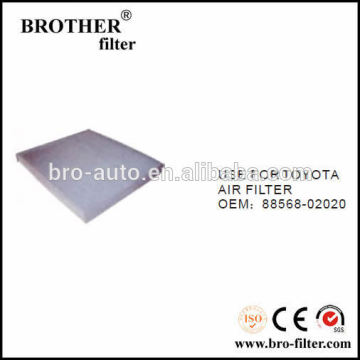 High quality OEM auto air filter 8856802020 for Toyota car air filter for toyota hiace