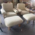 italian high quality solid wood leisure chair