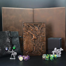 LM Dungeons and Dragons PU Leather A5 DND Game Notebook