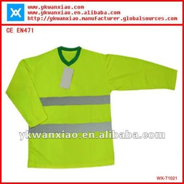 safety reflective long sleeves shirt with high visibility,safety long sleeves shirt