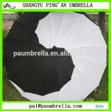 Chinese Umbrellas wooden umbrella 16K imprinted umbrellas Tai ji Diagram prining
