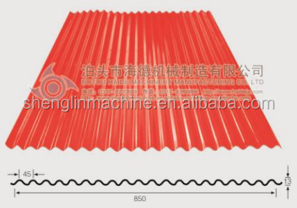 double layer metal roof use corrugated trapezoidal roofing forming machine