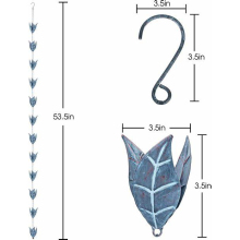 Factory Supply Aluminum Copper Metal Bell Rain Chains for Outdoor