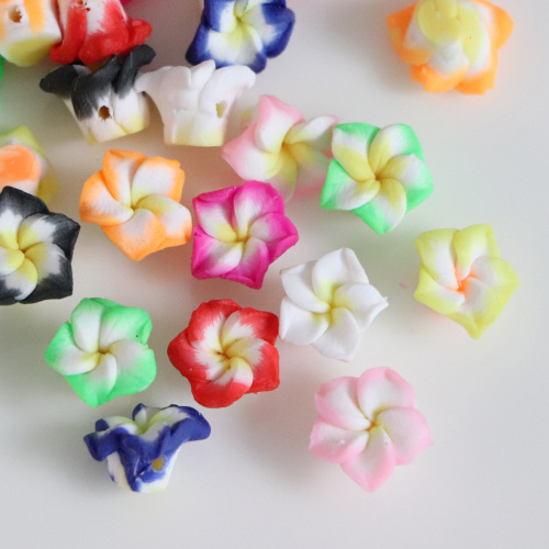 Mix Kleur 11 MM Polymeer Klei Craft Bloem Kralen DIY Sieraden Accessoire Materiaal Bruiloft Decoratie Bloemen