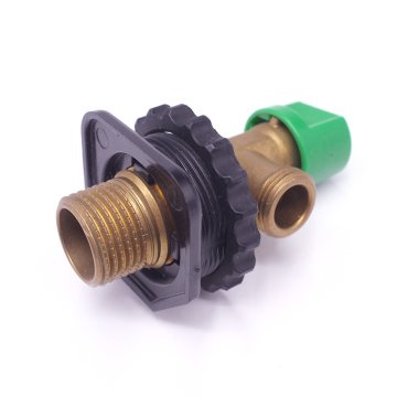 PVC brass bracket valve