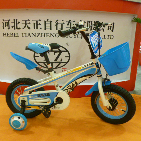 Import bikes china factory wholesale 4 wheel sport kids bike 14 inch