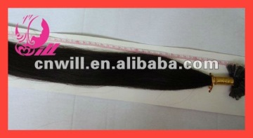 Silky Straight Virgin Indian Hair Nail Tip Hair Extension Remy Hair Extension