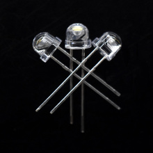 6000K 6500K 5mm Witte LED Strohoed 6-7lm