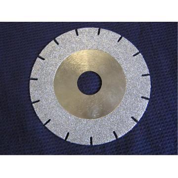 U-slot Electroplated blades with diamond coated side