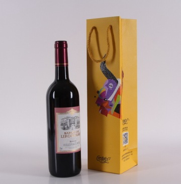 Promotional Single Bottle Paper Wine Bags