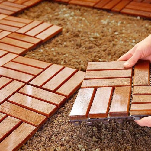 Factory best quality wood deck tiles