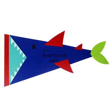 sharks mega felt bunting