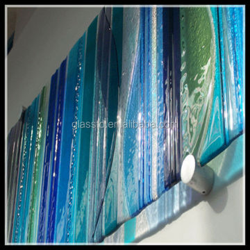 new design glass wall art panels