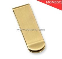 Money clips, simple design stainless steel money clips wallet, with IPG goldend plated