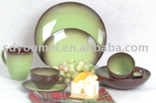 16pcs set reactive dinnerware