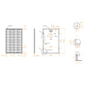 Sistema solar de 100 vatios Poly Small 15kW