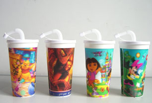 Plastic 3D Baby Cup