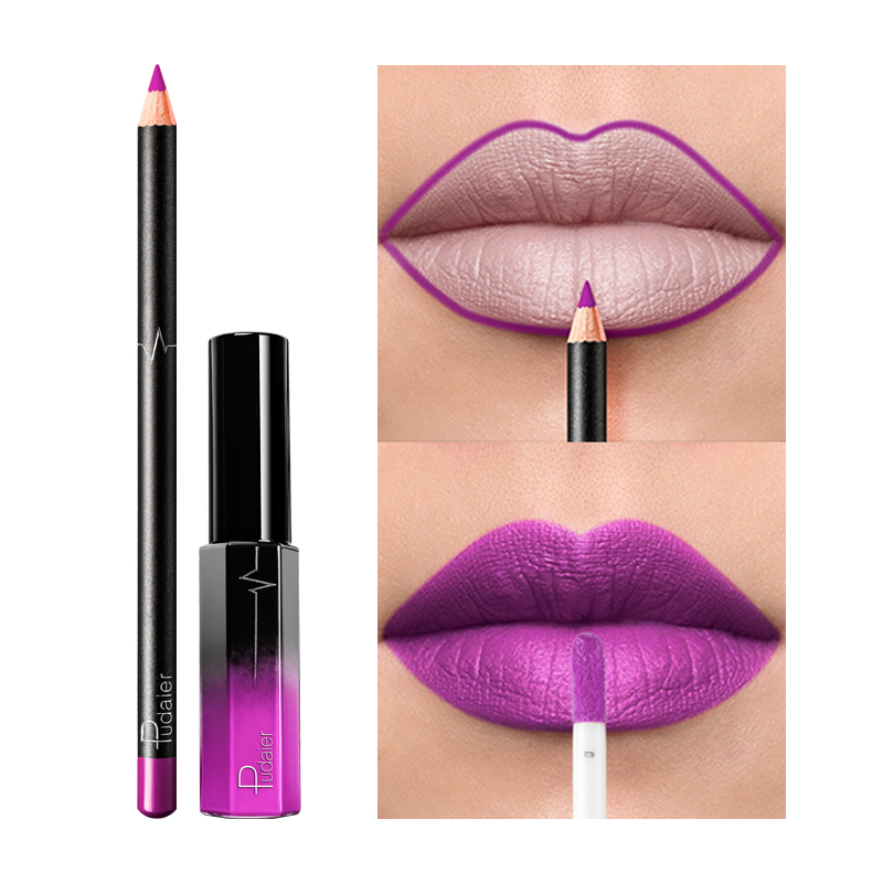 OEM Matte Lipgloss Private Label Make Colorful Lipgloss Lipliner Set