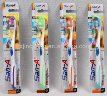 SAN-A E-917 Adult Tooth brush with tongue cleaner