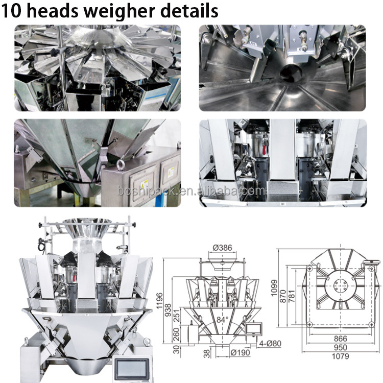 Multi Head Weigher Rice Linear Weigher Dates Potato Chips Popcorn Peanut Pasta Ice Cube Candy Granule Grain Packing Machine5 Multi Head Weigher Rice Linear Weigher Dates Potato Chips Popcorn Peanut Pasta Ice Cube Candy Granule Grain Packing Machine5